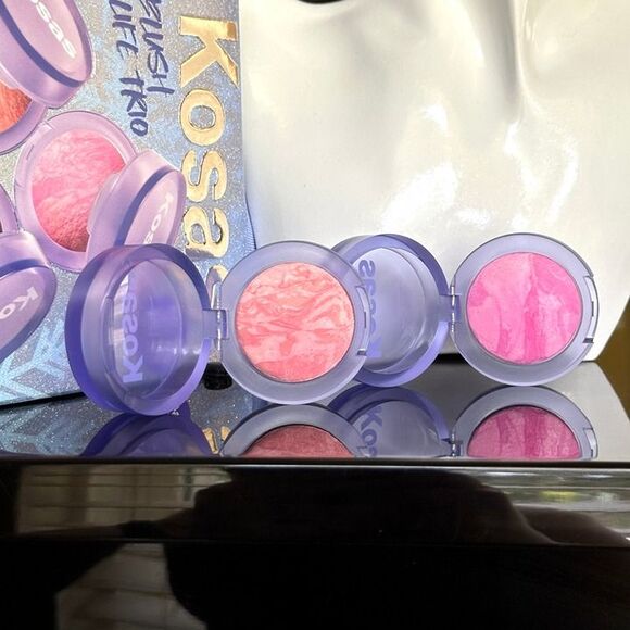 KOSAS LTD ED 2pc Blush Is Life Baked Radiant Blush Minis Butterflies & Blissed - Picture 7 of 11